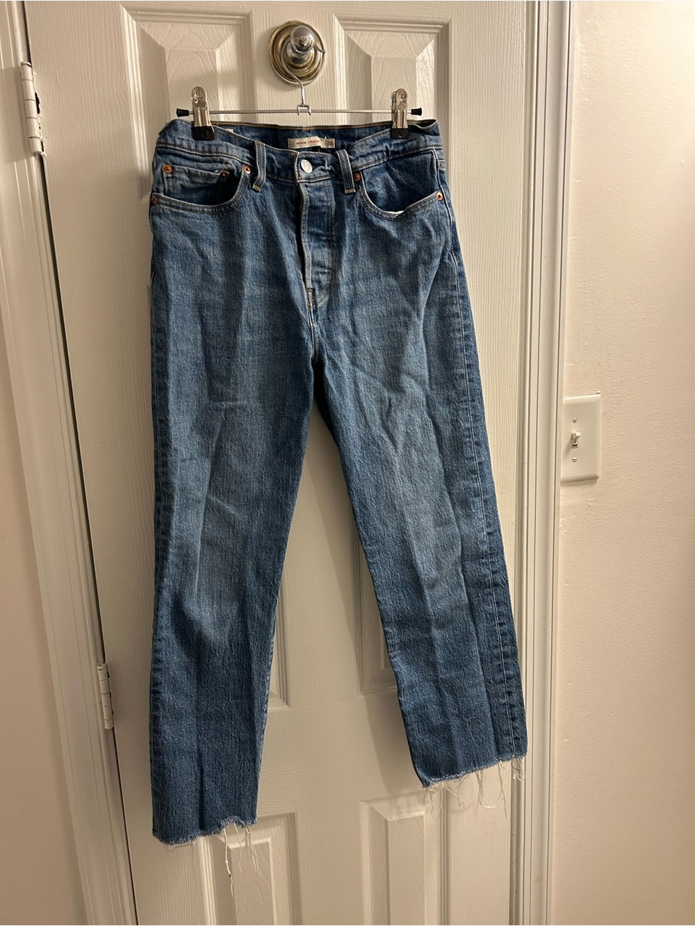 Levi's Medium Blue Straight-Leg Women's Jeans